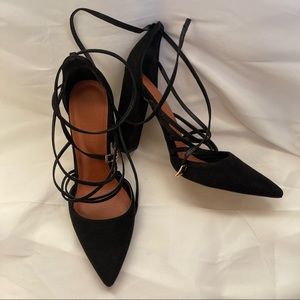 ASOS Black Strappy Block Heels